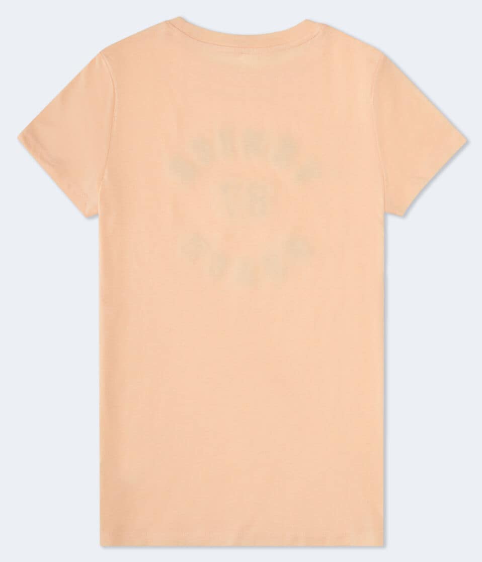 Aéropostale Venice Beach 87 Appliqué Graphic Tee Sweet Melon