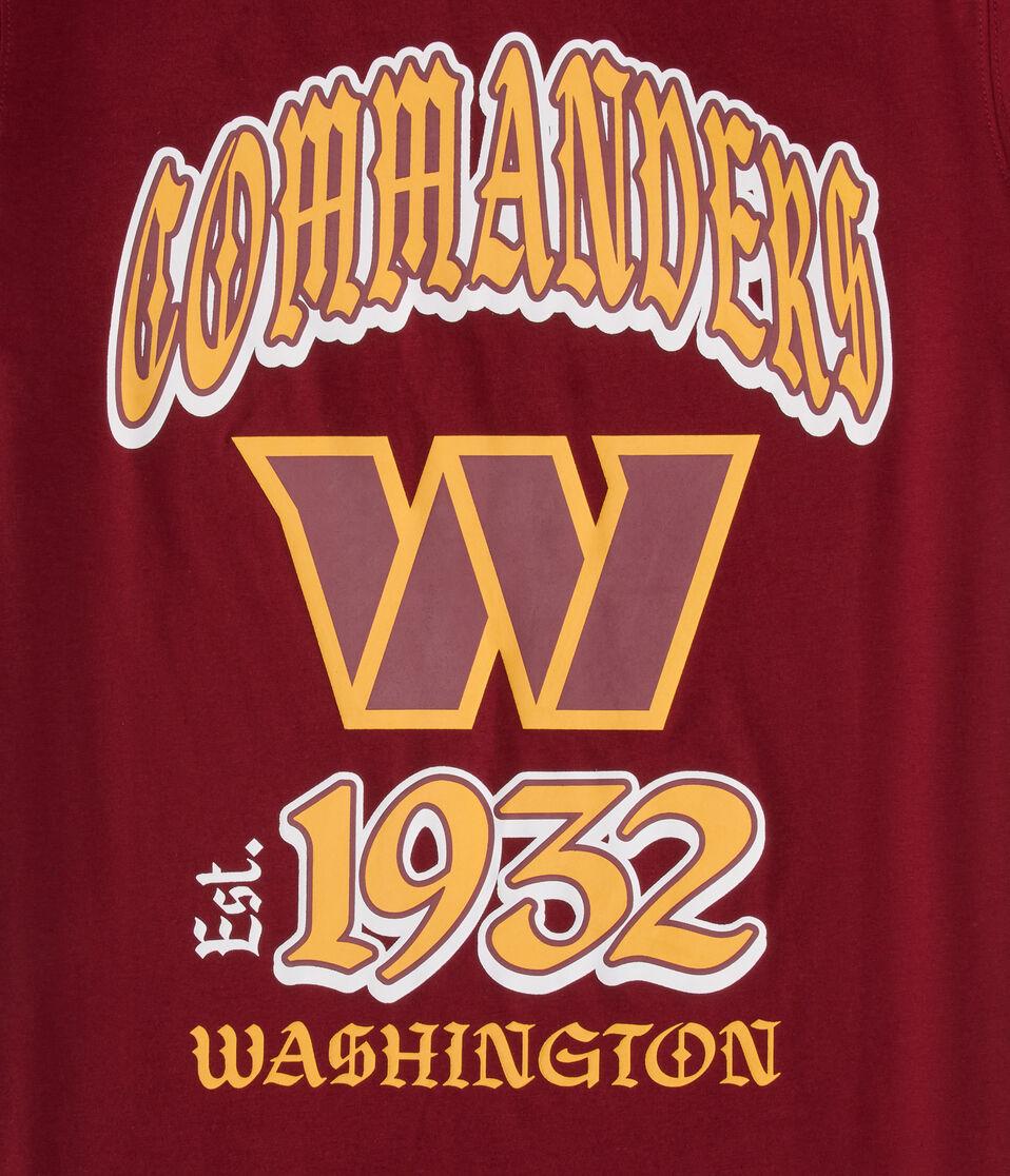 Aéropostale Washington Commanders Helmet Relaxed Graphic Tee Red