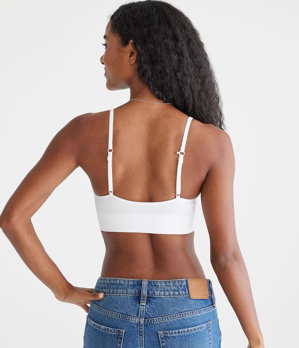 Aéropostale Wear 2 Ways Seamless Ribbed Bralette Bleach