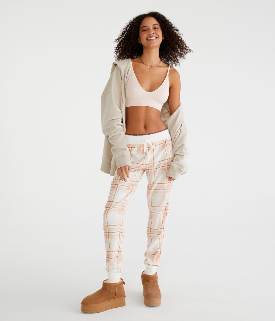 Aéropostale Wear 2 Ways Seamless Ribbed Bralette Pink Bluff