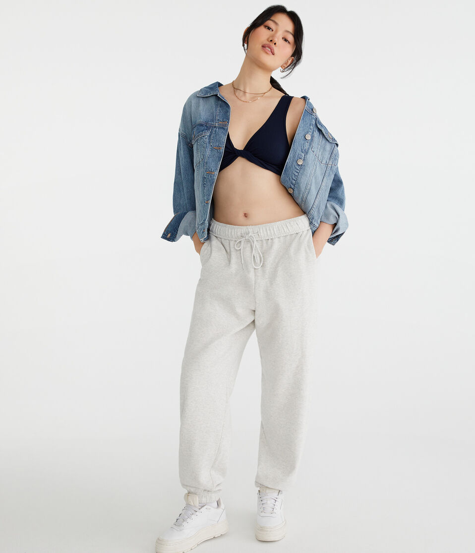 Aéropostale Wear 3 Ways Seamless Cropped Tank Cadet Navy