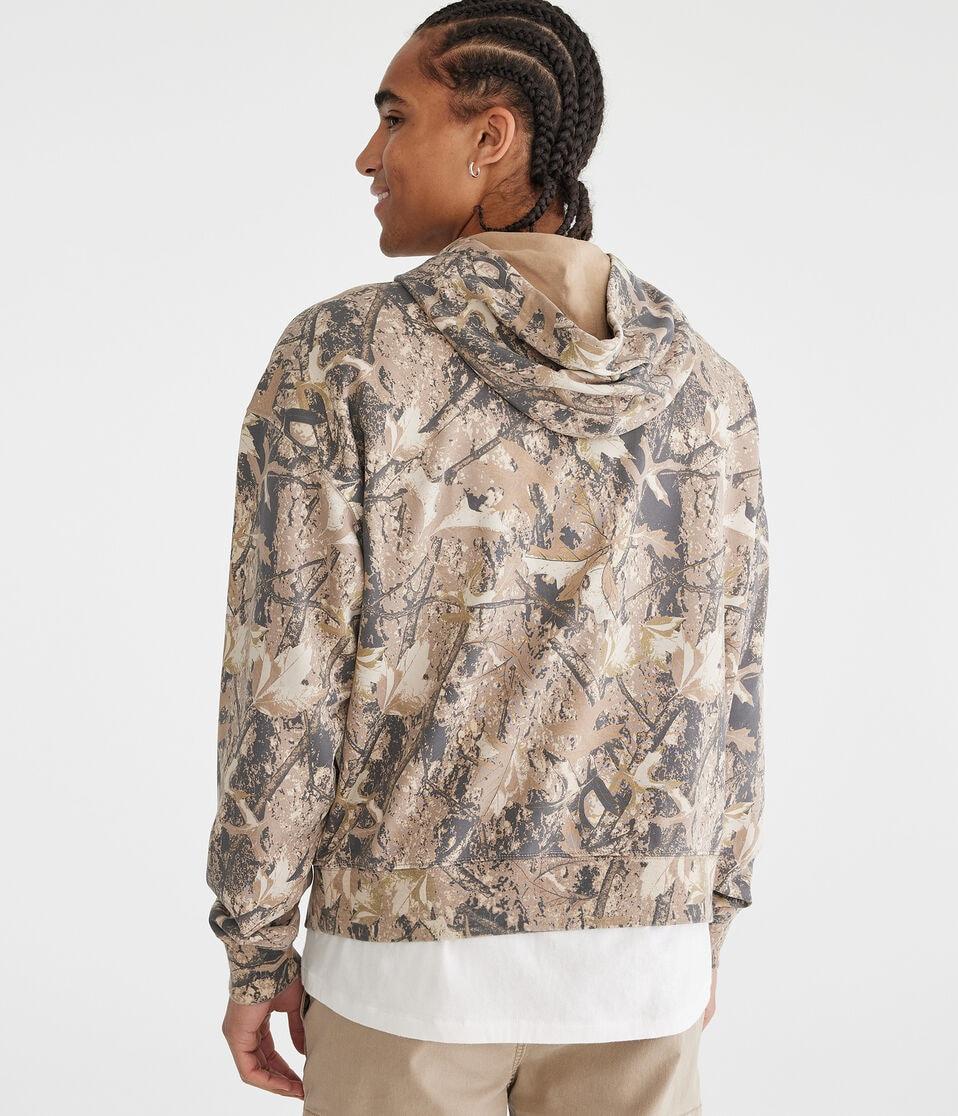Aéropostale Woodland Camo Boxy Pullover Hoodie Multi