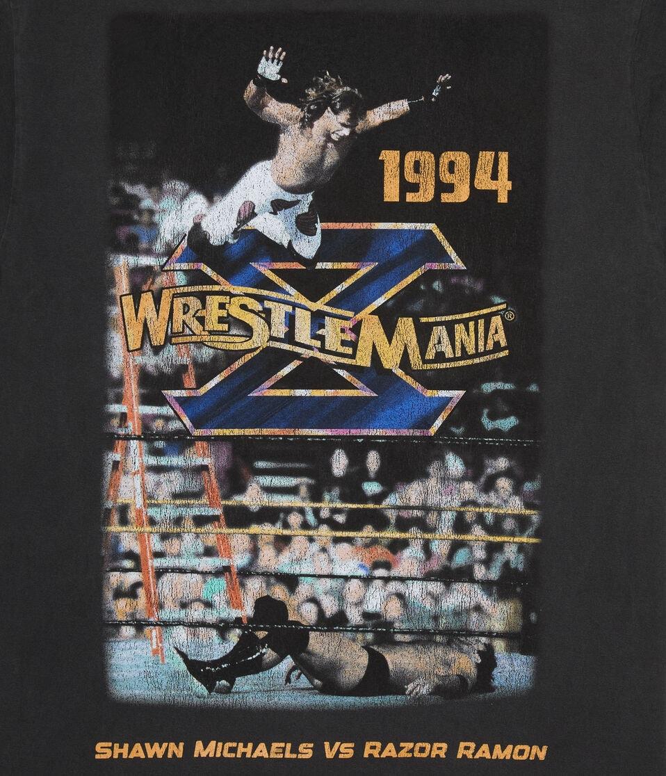 Aéropostale WrestleMania X Relaxed Graphic Tee Washed Black