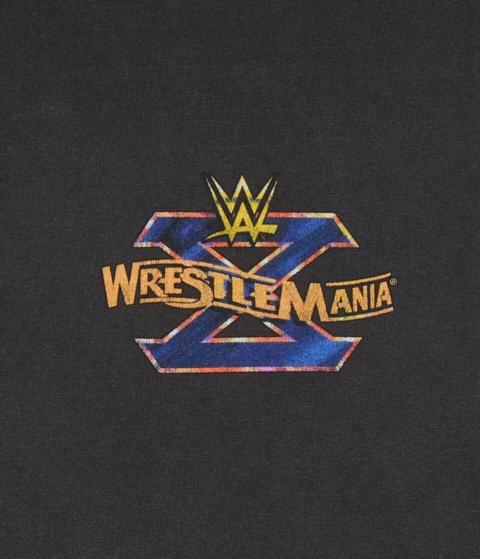 Aéropostale WrestleMania X Relaxed Graphic Tee Washed Black