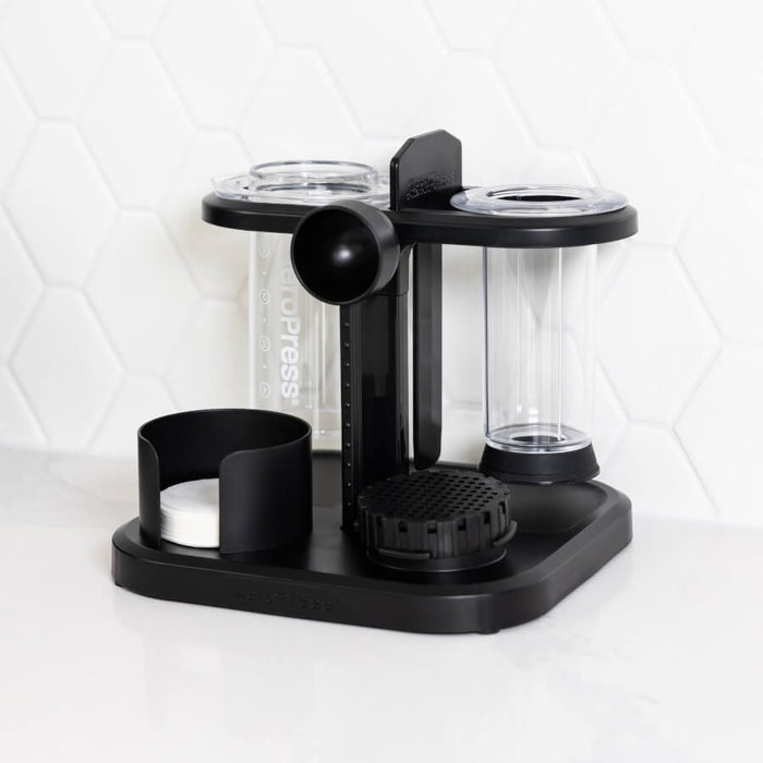 Aeropress AeroPress Clear Coffee Maker + Organizer Stand Bundle