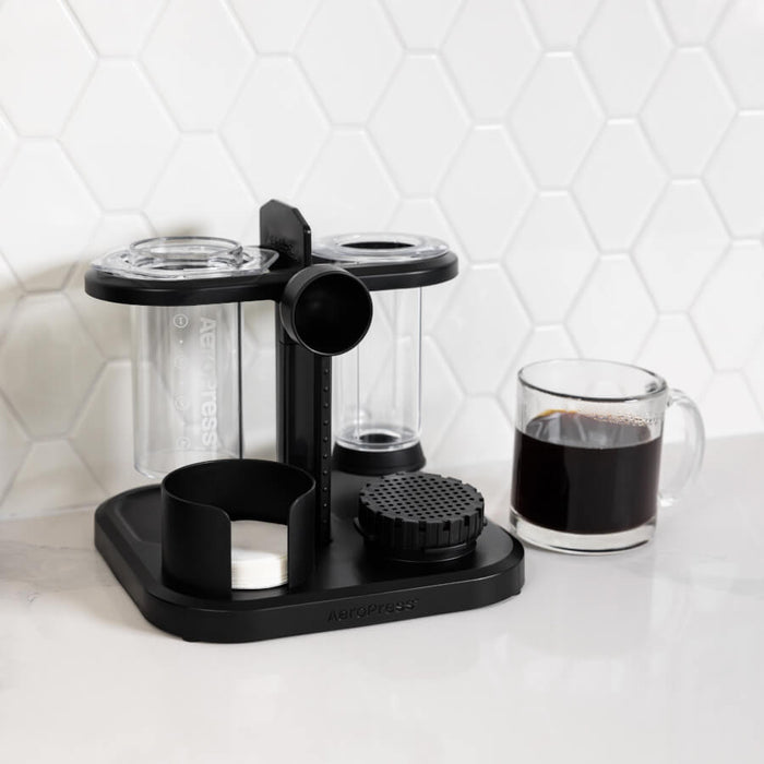 Aeropress AeroPress Clear Coffee Maker + Organizer Stand Bundle