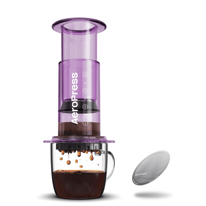 Aeropress AeroPress Clear Coffee Maker & Stainless Steel Filter Bundle