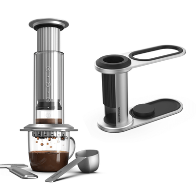 aeropress AeroPress Premium + Stainless Steel Organizer Bundle