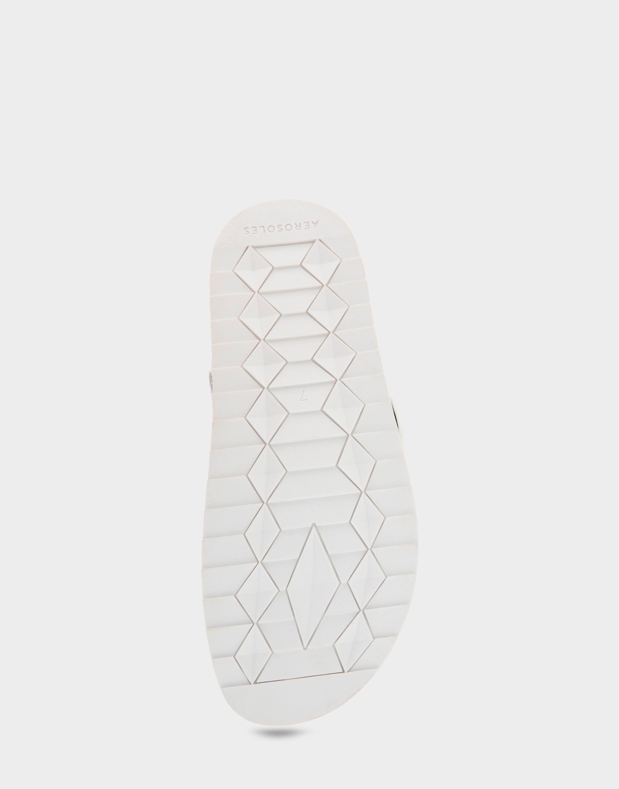 Aerosoles Comfortable Women's Footbed Sandals In White Leather