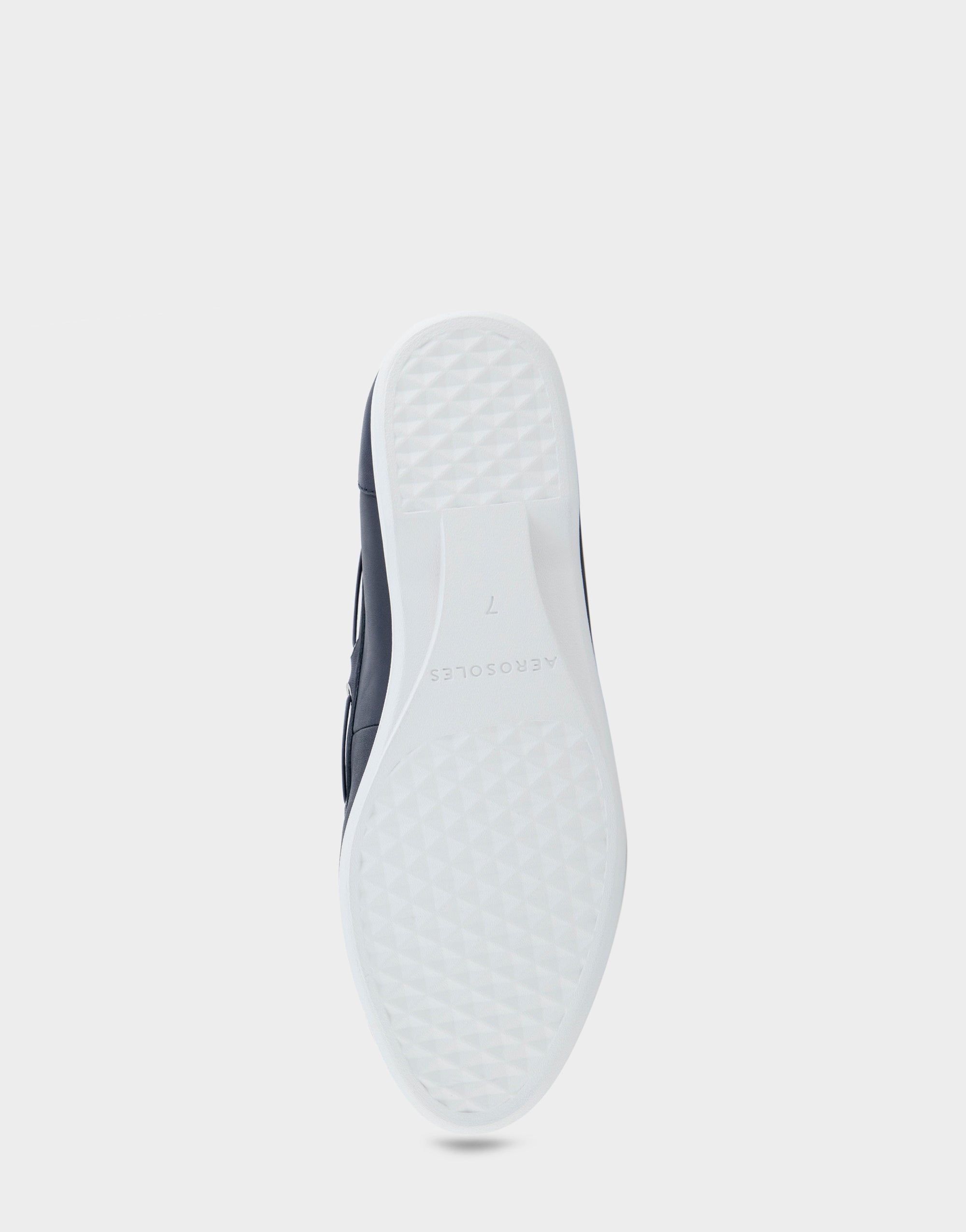 Aerosoles Comfortable Women's Loafers In Navy Leather Leather