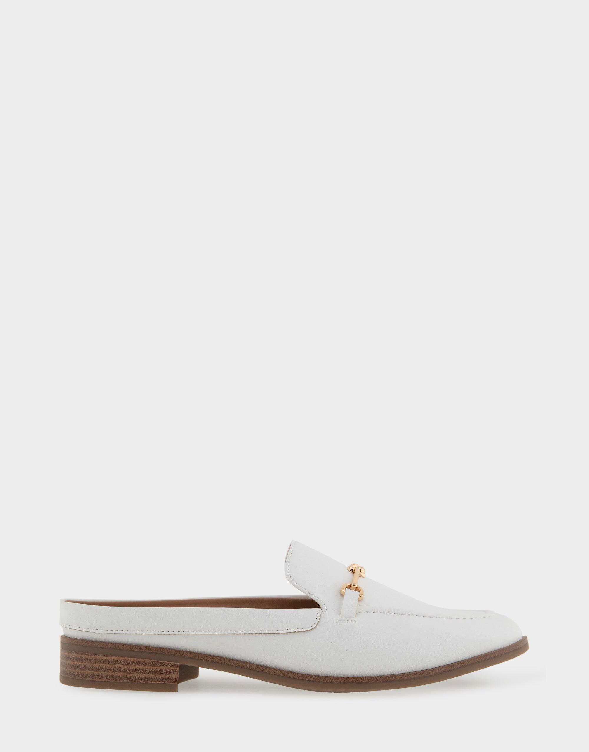 aerosoles Comfortable Women's Tailored Loafer in Bright White Faux Leather