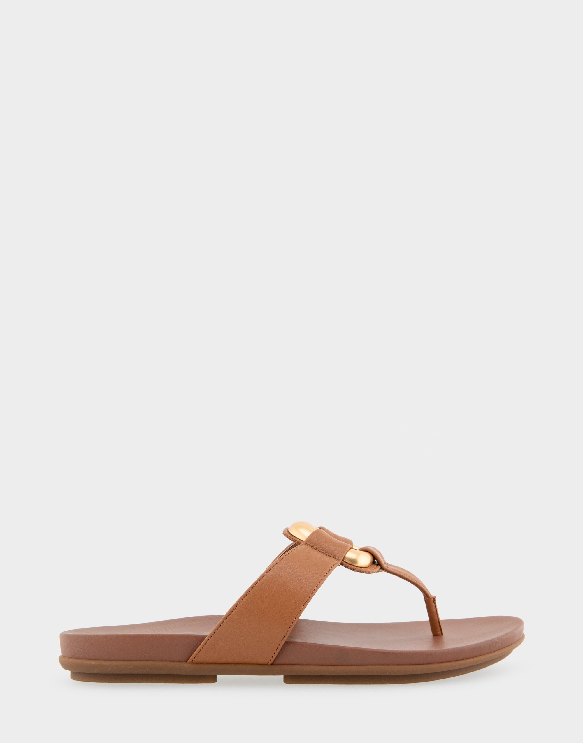 aerosoles Comfortable Women's Thong Sandals in Tan Faux Leather Faux Leather