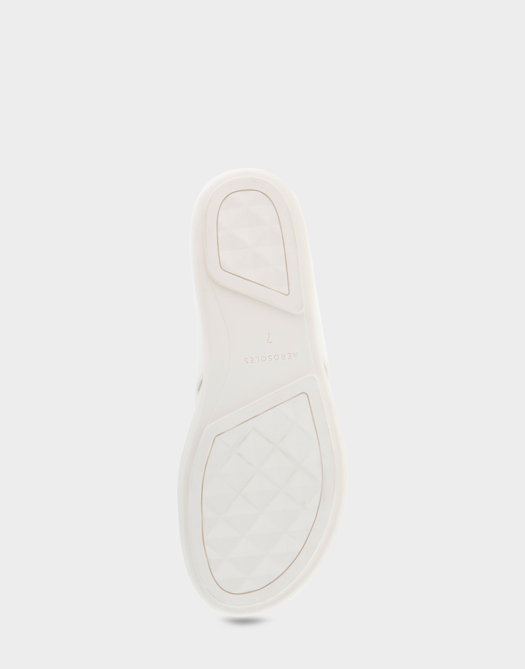 Aerosoles Comfortable Women's Thong Sandals In White Faux Leather