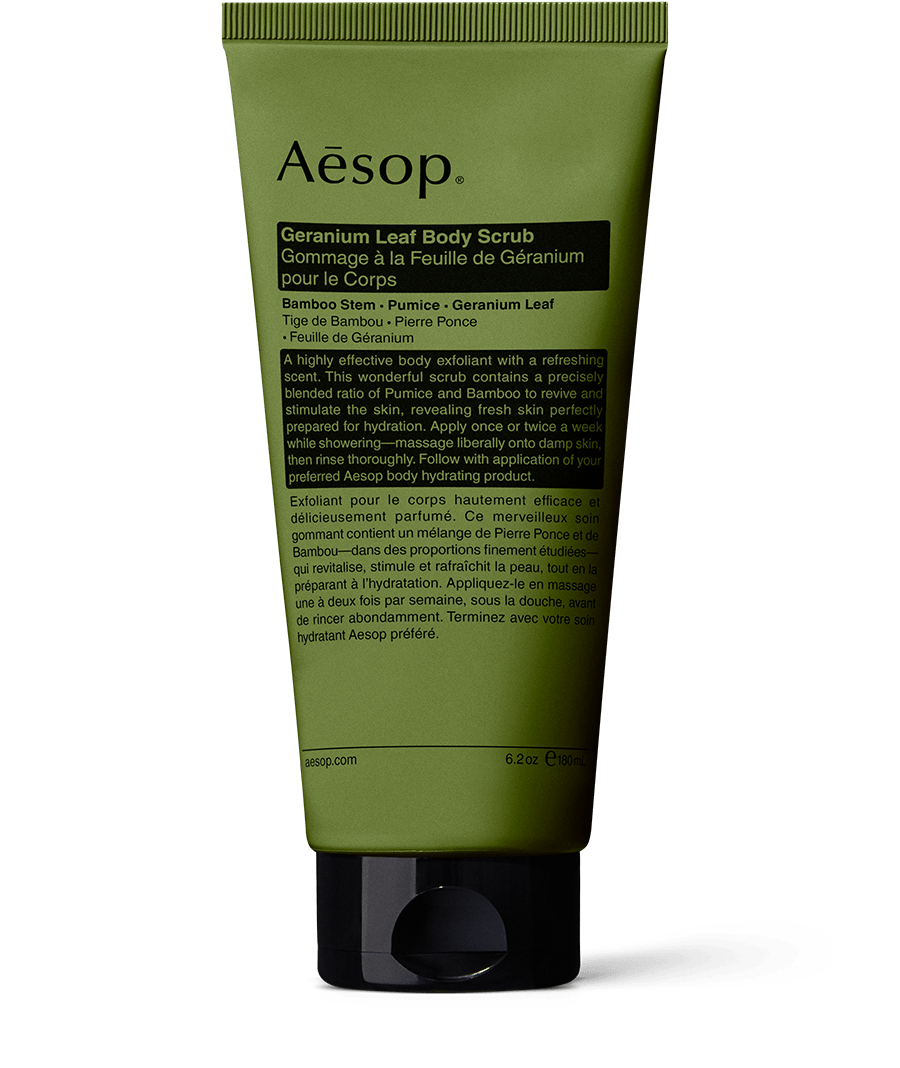 aesop Geranium Leaf Body Scrub Body & Hand Geranium Leaf Body Scrub Body Cleansers & Scrubs