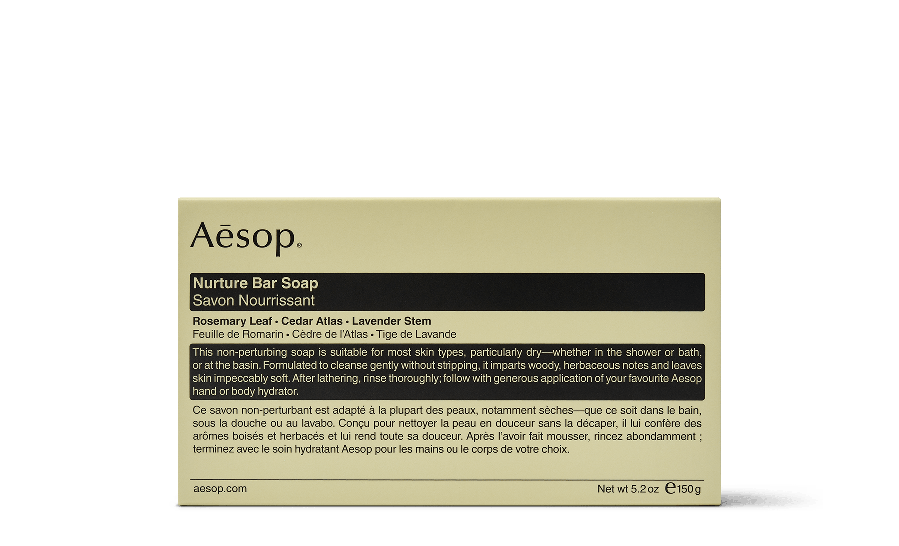 aesop Nurture Bar Soap Body & Hand Nurture Bar Soap Bar Soaps