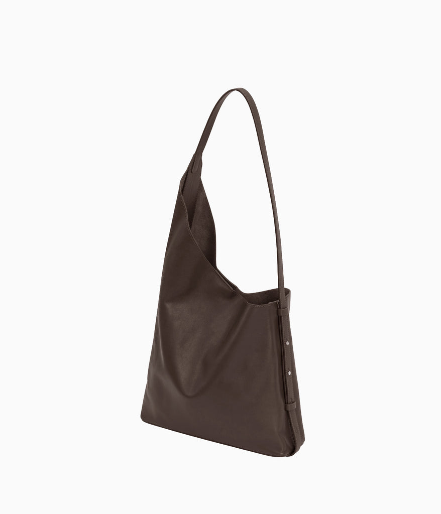 Aesther Ekme Demi Lune Shopper DARK CHOCOLATE