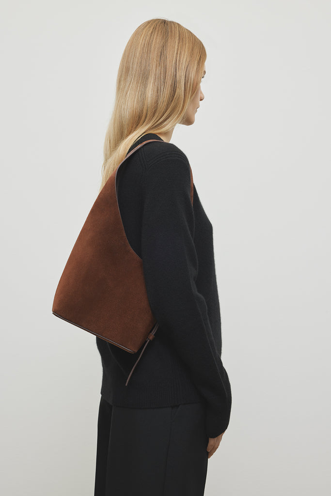 Aesther Ekme Demi Lune SUEDE COCOA