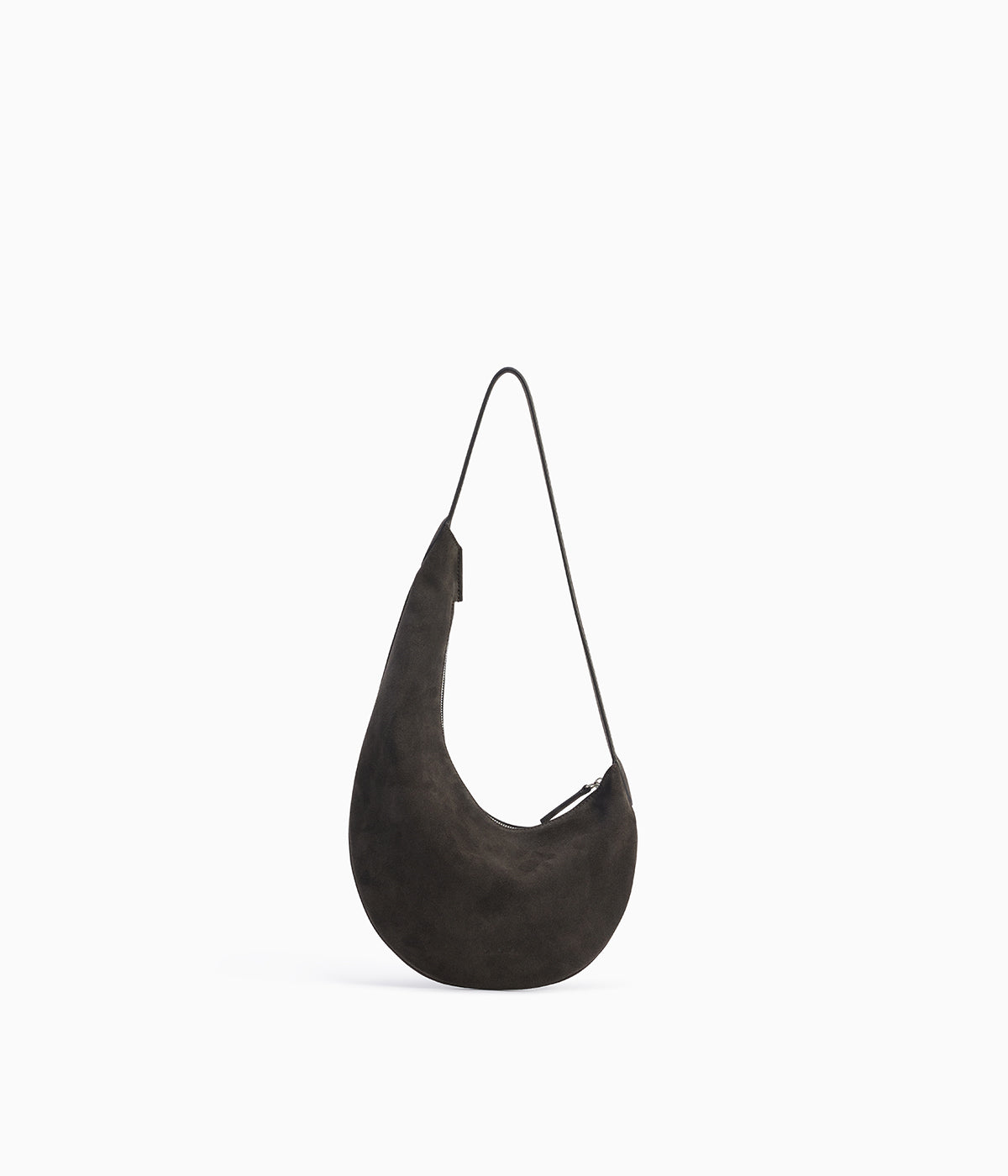 aesther ekme Lune Mini Hobo SUEDE COFFEE