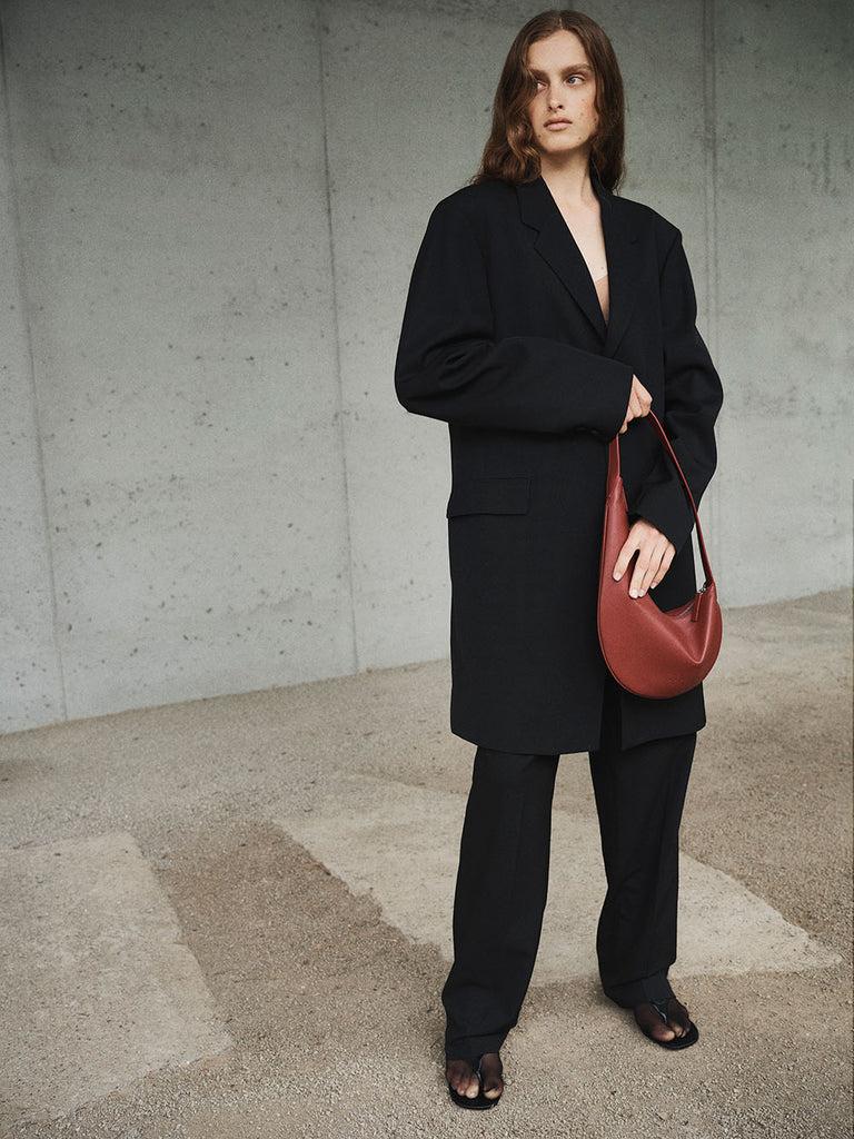 Aesther Ekme Lune Mini Hobo SUEDE SAND