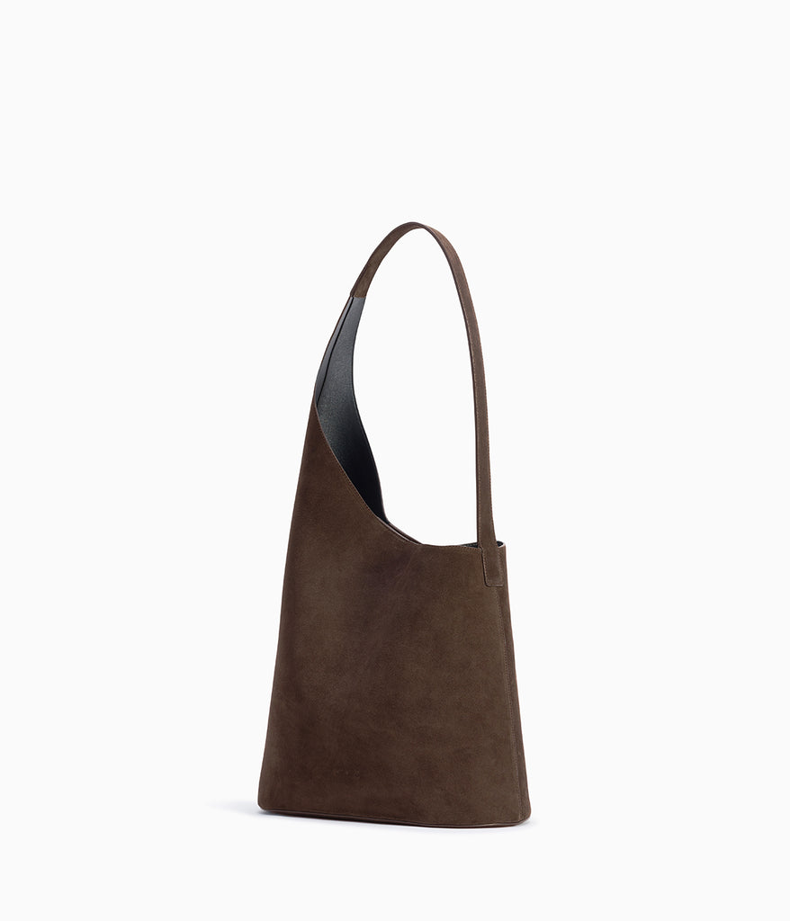 Aesther Ekme Lune Tote SUEDE CHOCOLATE