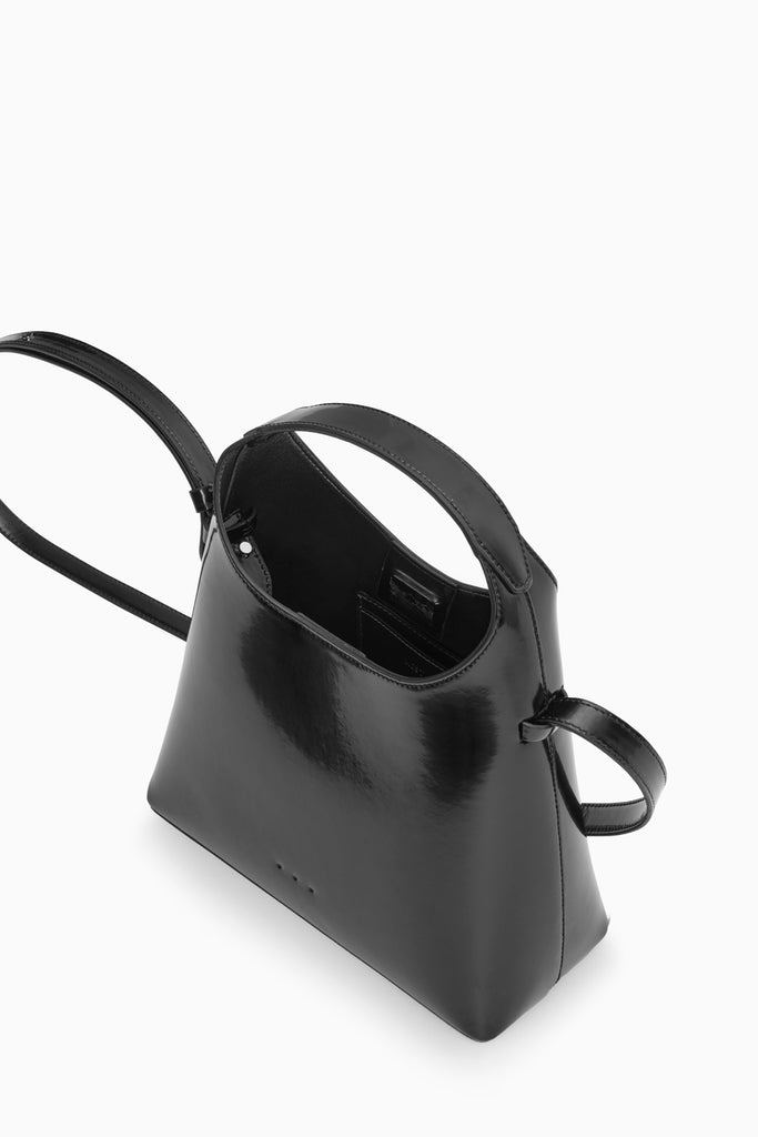 Aesther Ekme Mini Sac SPAZZOLATO BLACK