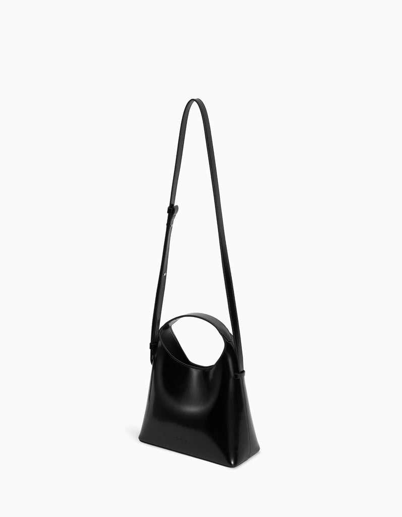 Aesther Ekme Mini Sac SPAZZOLATO BLACK