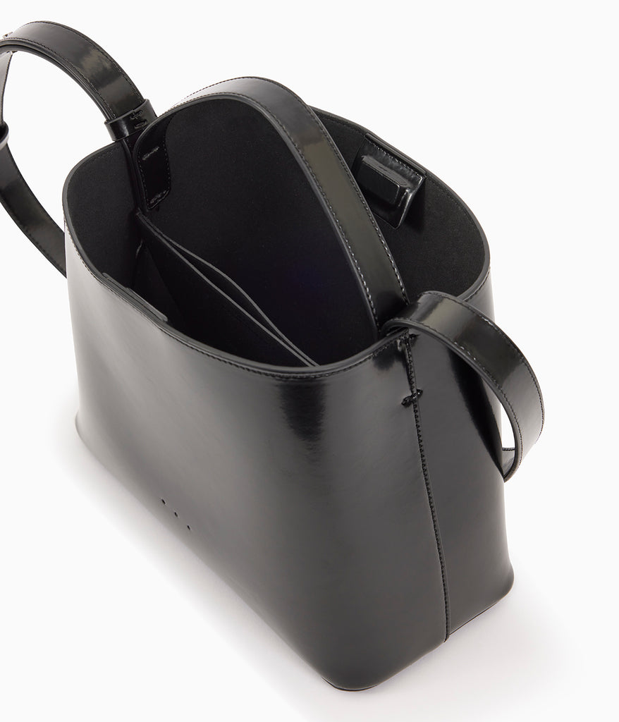 Aesther Ekme Original Mini Sac SPAZZOLATO BLACK
