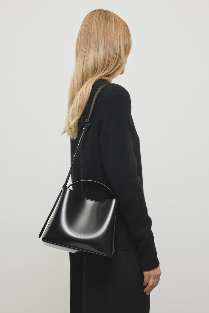 Aesther Ekme Original Mini Sac SPAZZOLATO BLACK