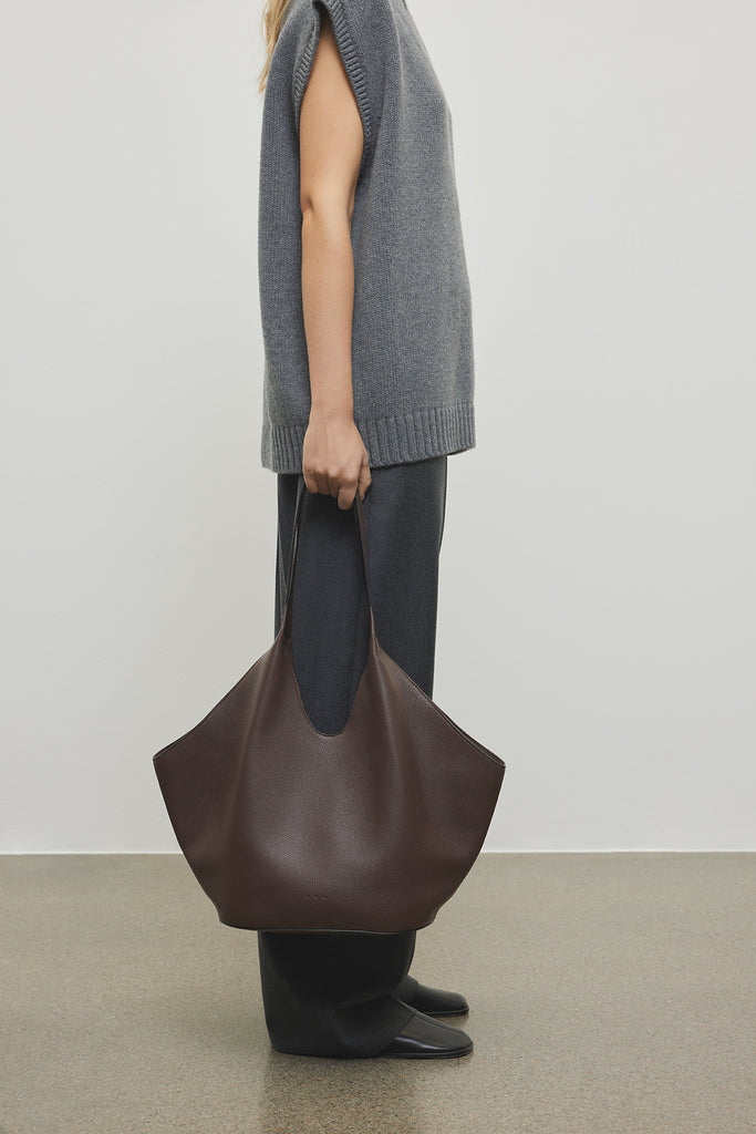 Aesther Ekme Phantom Tote SUEDE CHOCOLATE