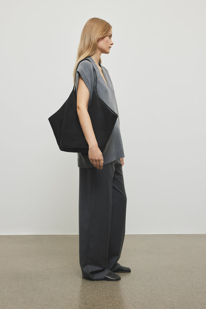 Aesther Ekme Phantom Tote SUEDE COCOA