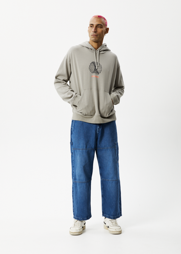 Afends Agenda - Graphic Hoodie Olive