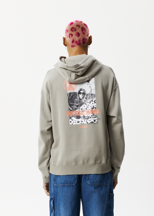 Afends Agenda - Graphic Hoodie Olive