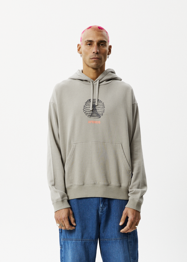 afends Agenda - Graphic Hoodie Olive