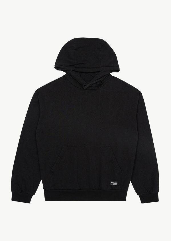 afends All Day - Relaxed Hoodie Black