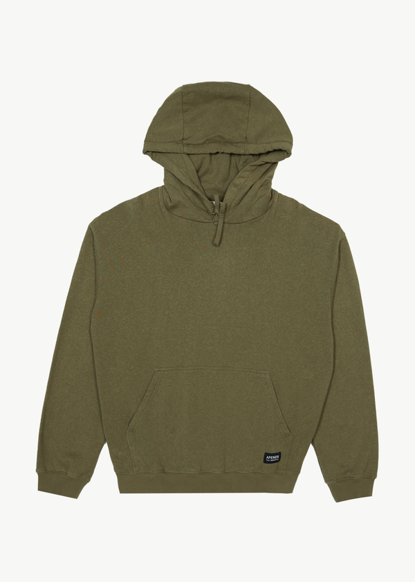 afends All Day - Relaxed Hoodie Military