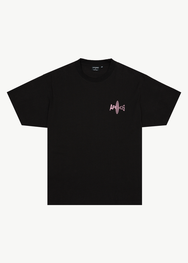 afends Altered - Heavyweight Boxy Tee Black