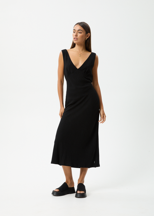 Afends Amaya - Maxi Dress Black