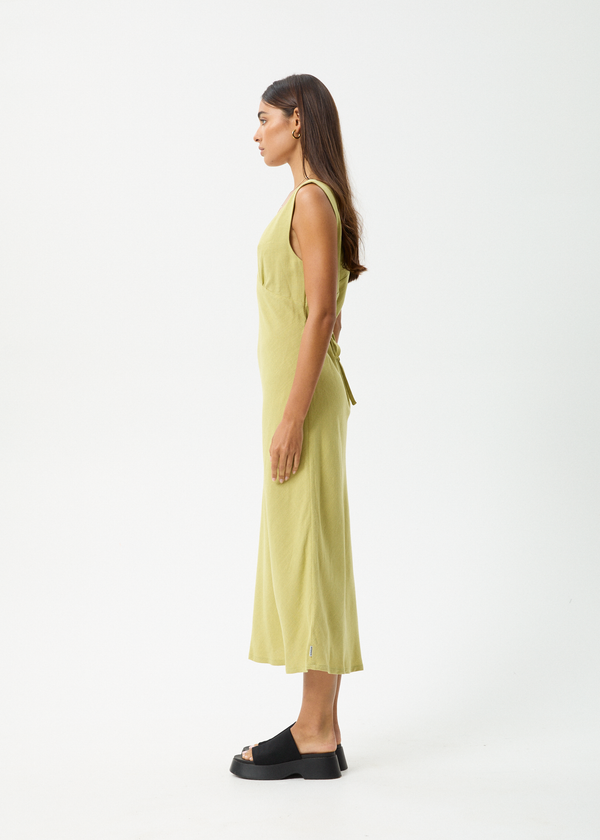 Afends Amaya - Maxi Dress Lemongrass