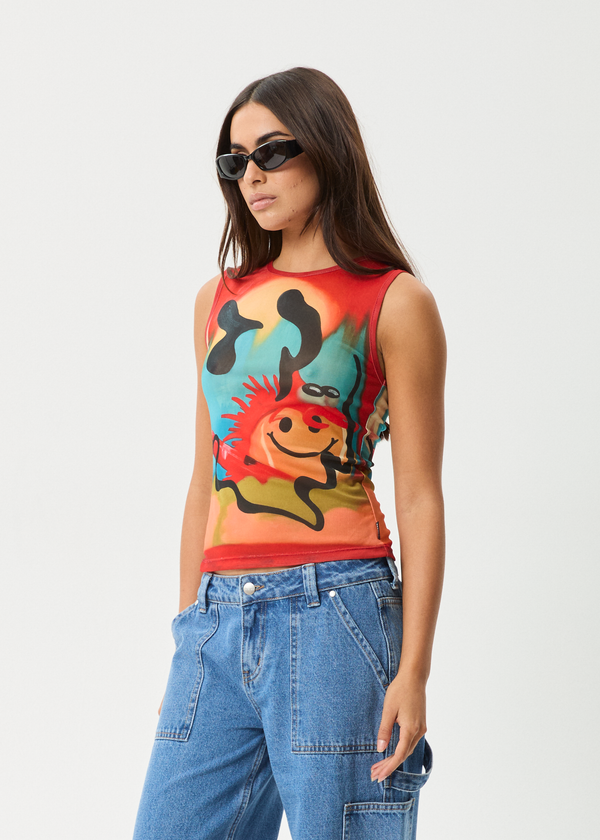 Afends Apocalypso - Sheer Tank Multi