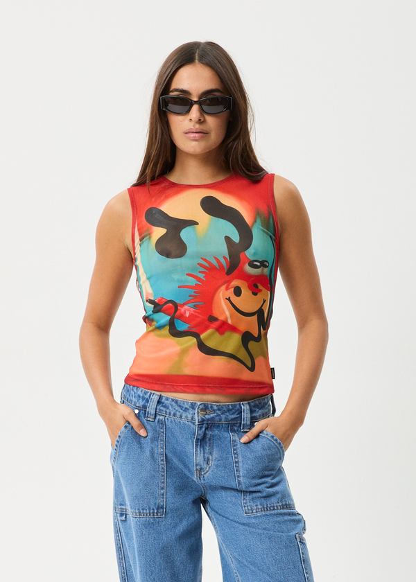 afends Apocalypso - Sheer Tank Multi