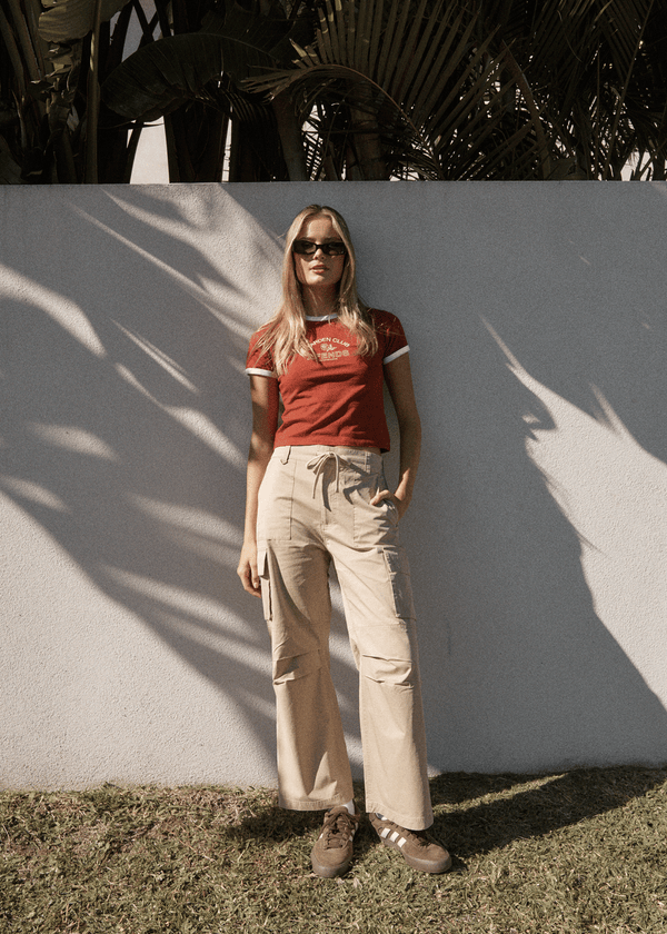 Afends Apprentice - Cargo Pant Taupe