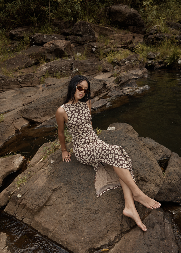 Afends Astoria - Maxi Dress Coffee