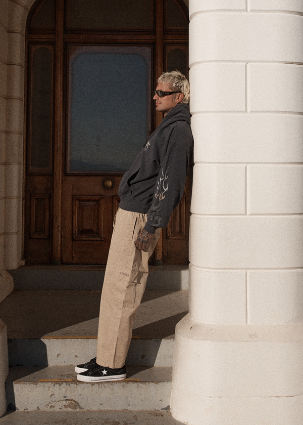 Afends Atlas - Twill Cargo Pant Taupe