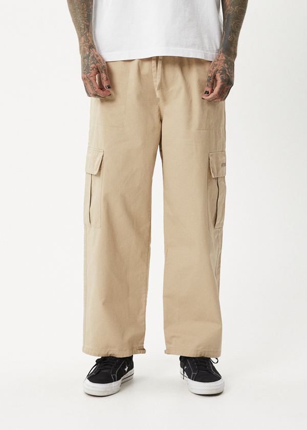 Afends Atlas - Twill Cargo Pant Taupe