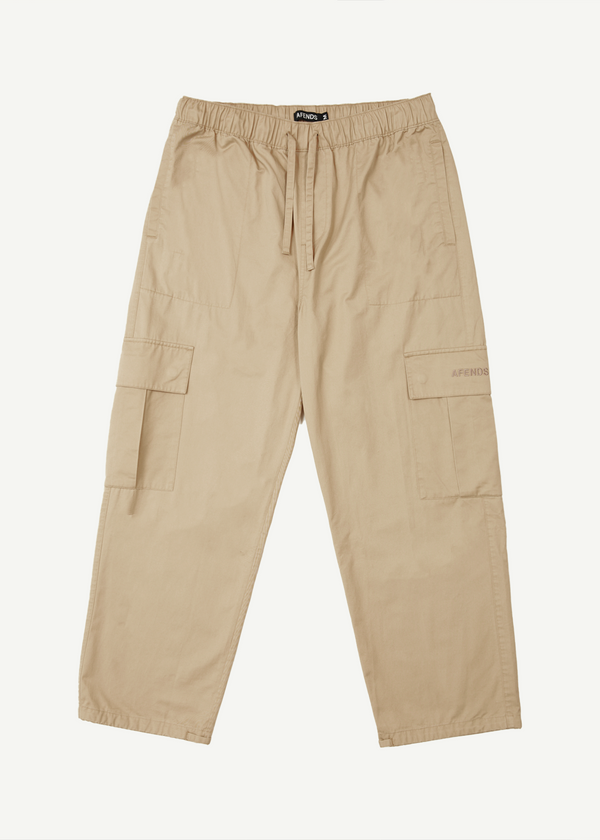 afends Atlas - Twill Cargo Pant Taupe
