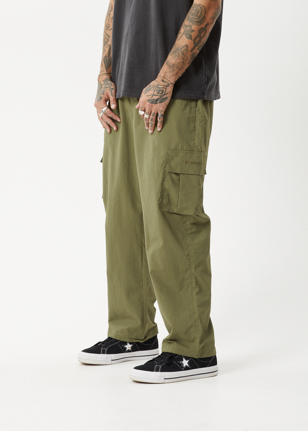 Afends Badlands - Cargo Pant Military