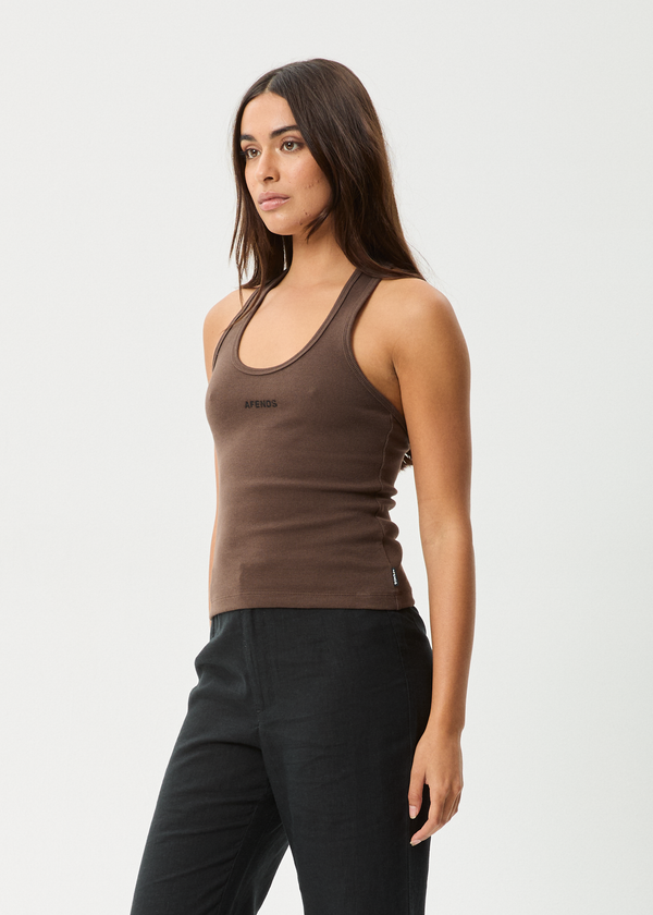 Afends Basis - Rib Halter Coffee