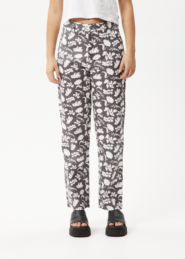 Afends Bayley Shelby Long - Wide Leg Pant Steel