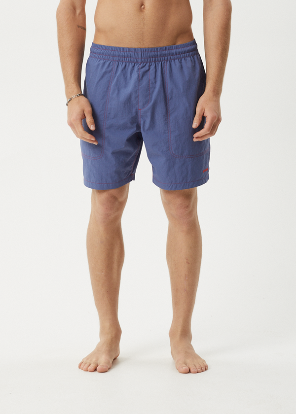Afends Baywatch - Swim Short 18" Marlin