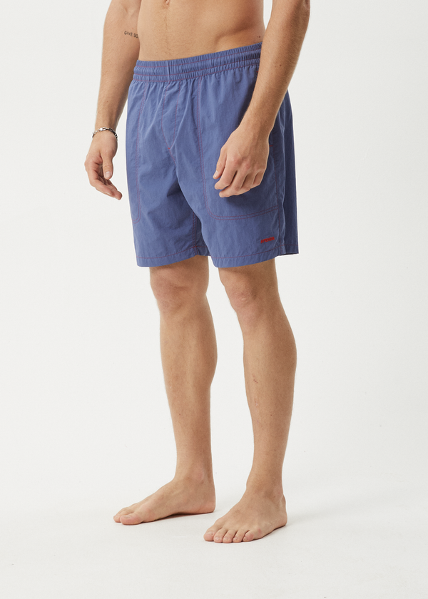 Afends Baywatch - Swim Short 18" Marlin